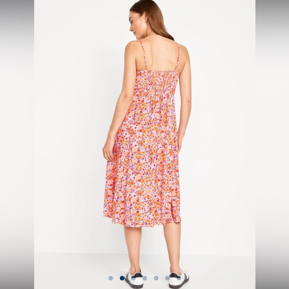 Old Navy Fit & Flare Cami Midi Dress XL - Picture 2 of 4